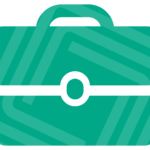 Green Briefcase Icon