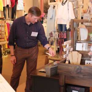Man shopping at store