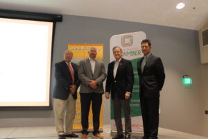 Tony Lathrop, NCDOT Board Chair Brett Canipe, NCDOT Div. 10 Engineer ​Marc Finlayson, NC Go Chair