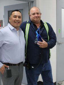 Marco Ontiveros and Robert Eubanks from Amcor.