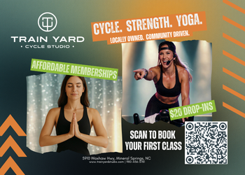 Train Yard Cycle Studio Website Ad