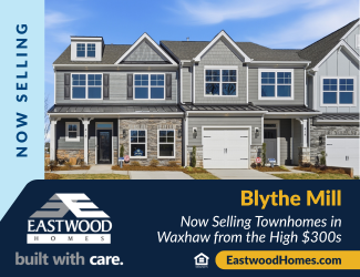 Now Selling Blythe Mill Townhomes in Waxhaw from the high $300s