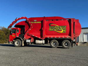 Trash Controls Waste Truck