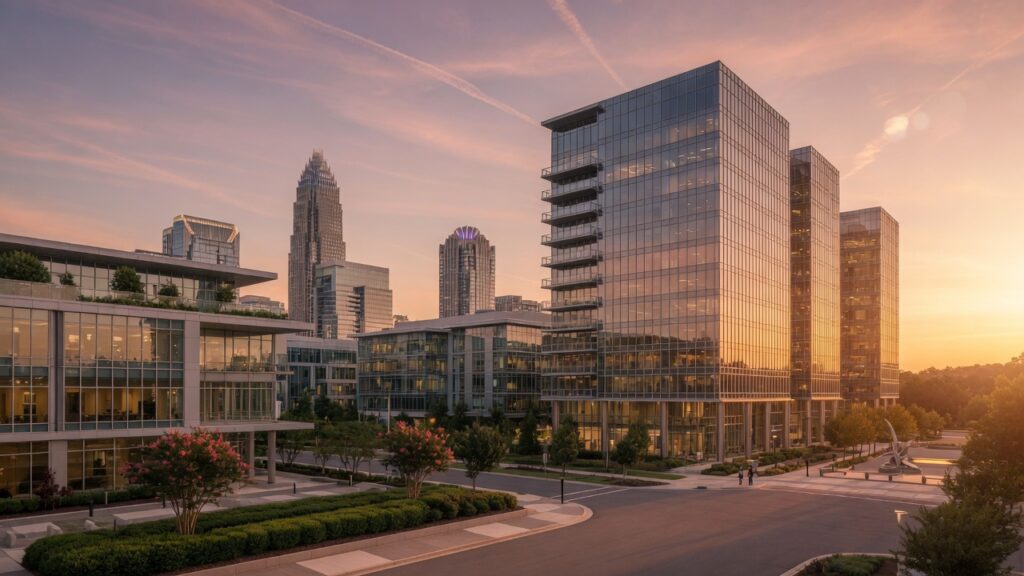 city of charlotte skyline